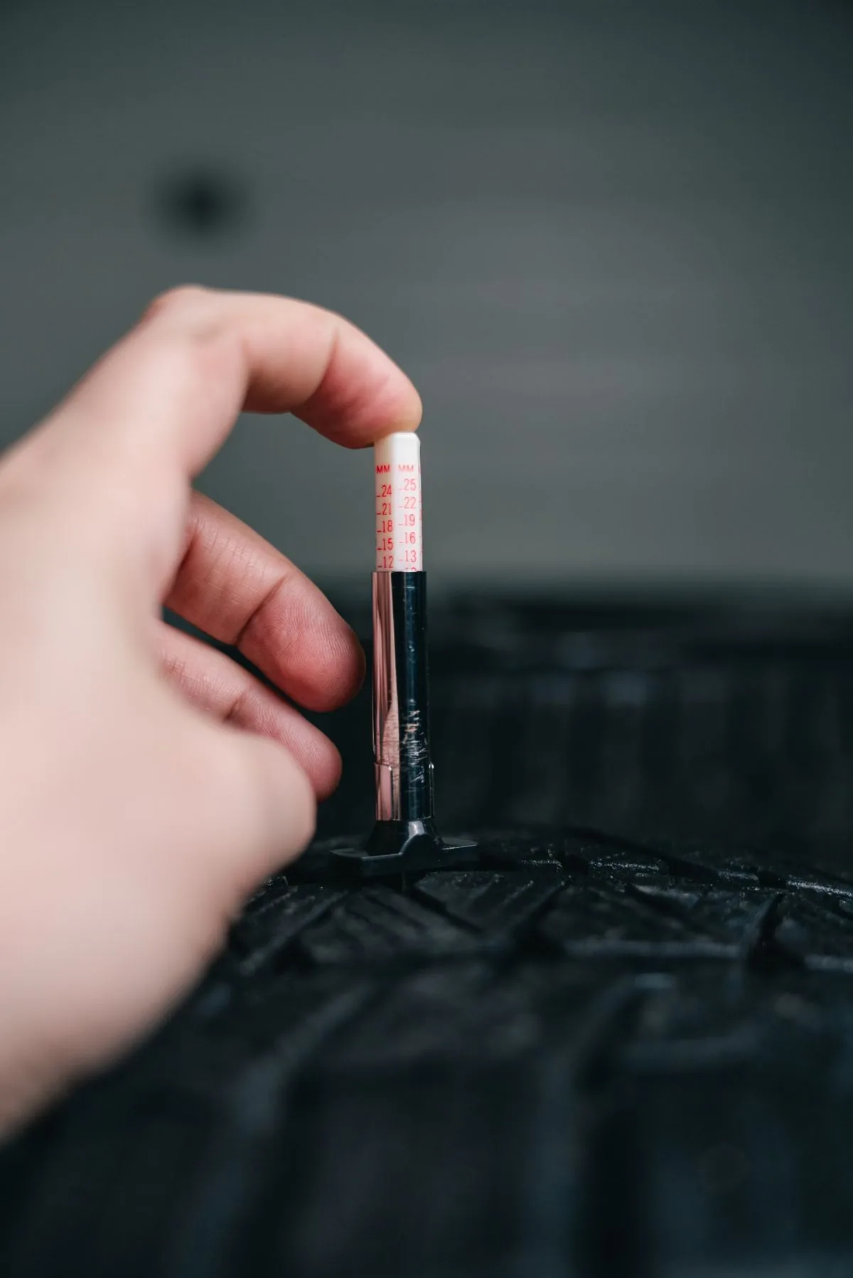 How To Use A Tread Depth Gauge — illustrative photo